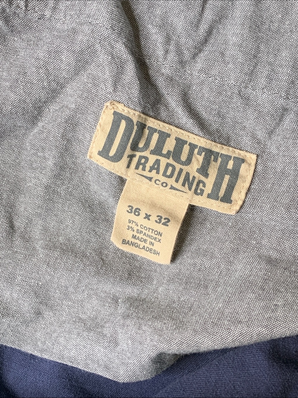 Duluth Trading Co Navy Cargo Work Pants - Picture 5 of 10